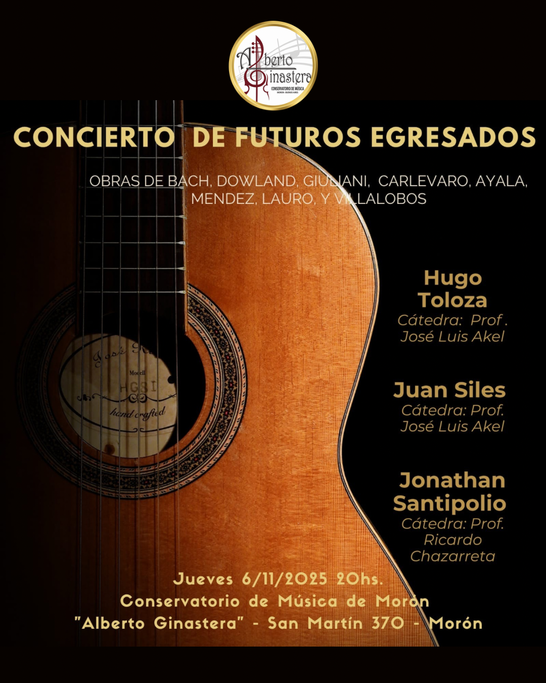 Concierto de egresados- guitarra